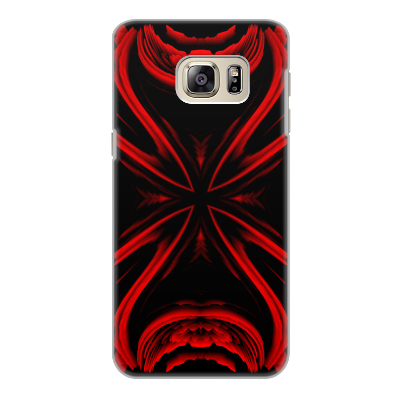 Printio Чехол для Samsung Galaxy S6 Edge, объёмная печать Красная ртуть