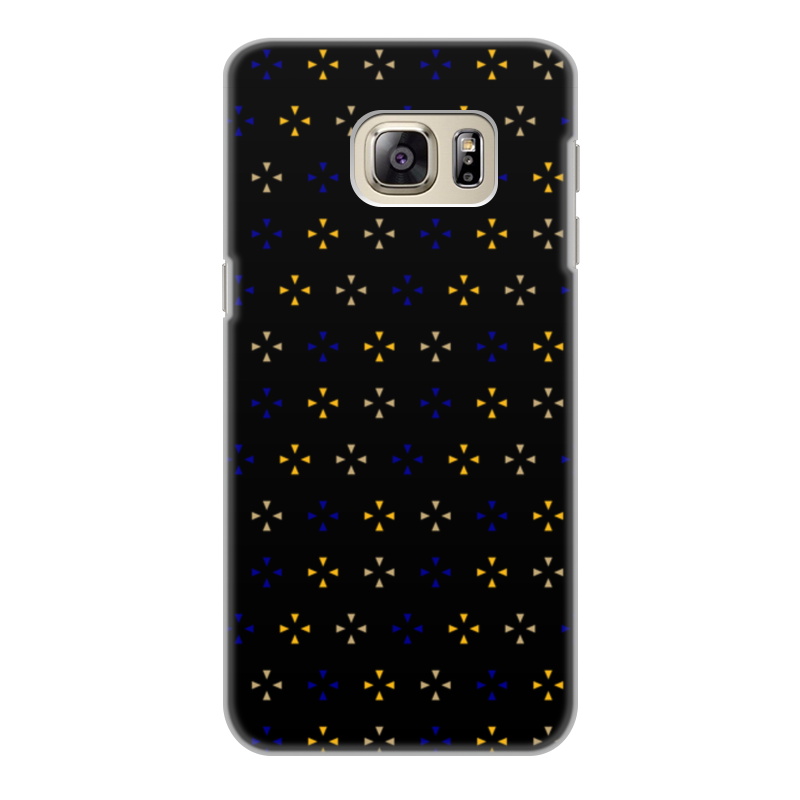 Printio Чехол для Samsung Galaxy S6 Edge, объёмная печать Треугольники printio чехол для samsung galaxy s6 edge объёмная печать мандала богатства золото и мрамор орнамент