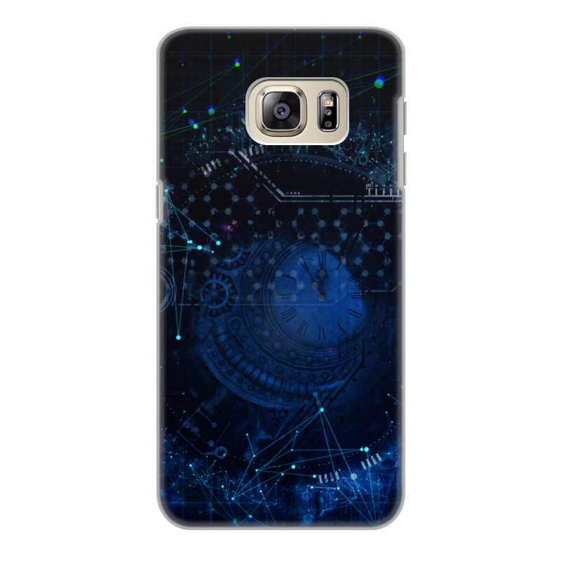 Printio Чехол для Samsung Galaxy S6 Edge, объёмная печать Техно матовый чехол volleyball w для samsung galaxy s6 edge самсунг с6 эдж с 3d эффектом черный