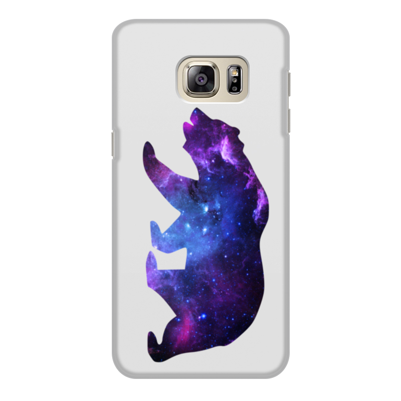 Printio Чехол для Samsung Galaxy S6 Edge, объёмная печать Space animals