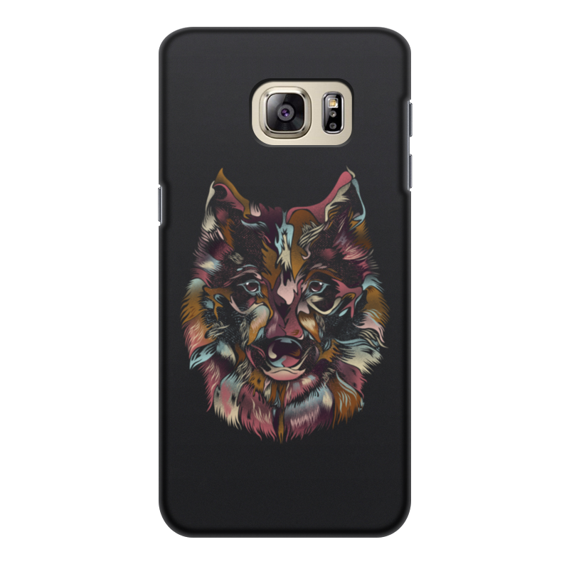 Printio Чехол для Samsung Galaxy S6 Edge, объёмная печать Пёстрый волк printio чехол для samsung galaxy s7 объёмная печать пёстрый волк