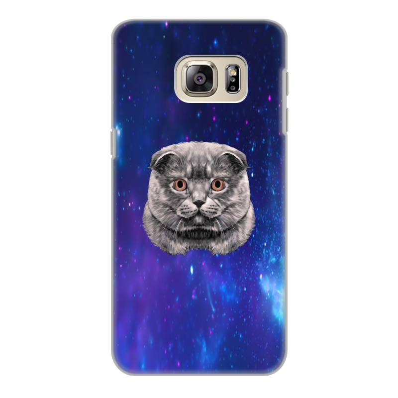 Printio Чехол для Samsung Galaxy S6 Edge, объёмная печать Космос printio чехол для samsung galaxy s6 edge объёмная печать радужный кот