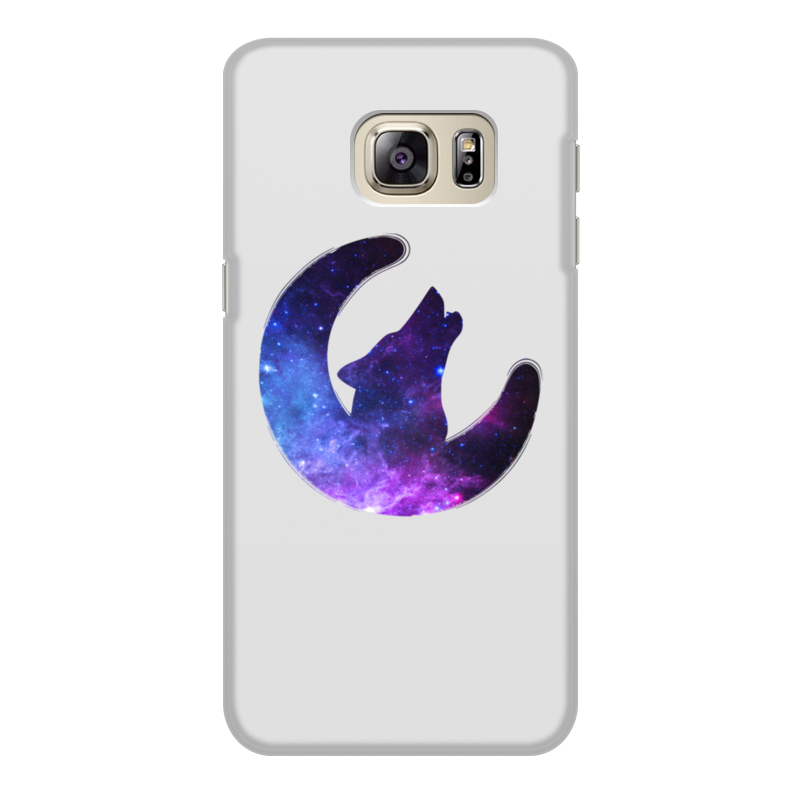 Printio Чехол для Samsung Galaxy S6 Edge, объёмная печать Space animals printio чехол для samsung galaxy s6 edge объёмная печать радужный волк