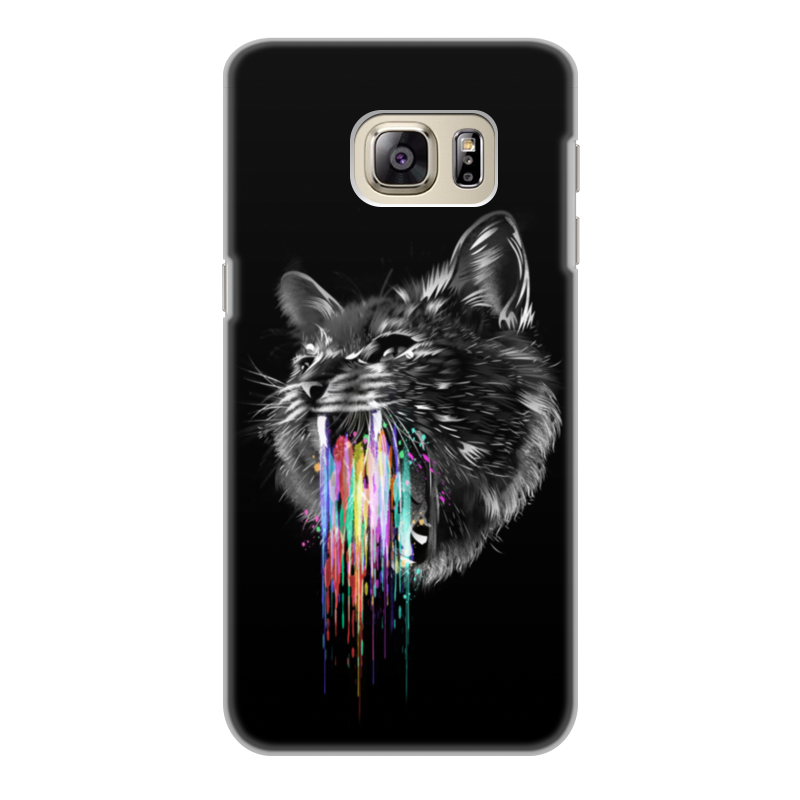Printio Чехол для Samsung Galaxy S6 Edge, объёмная печать Радужный кот printio чехол для samsung galaxy s6 edge объёмная печать радужный кот