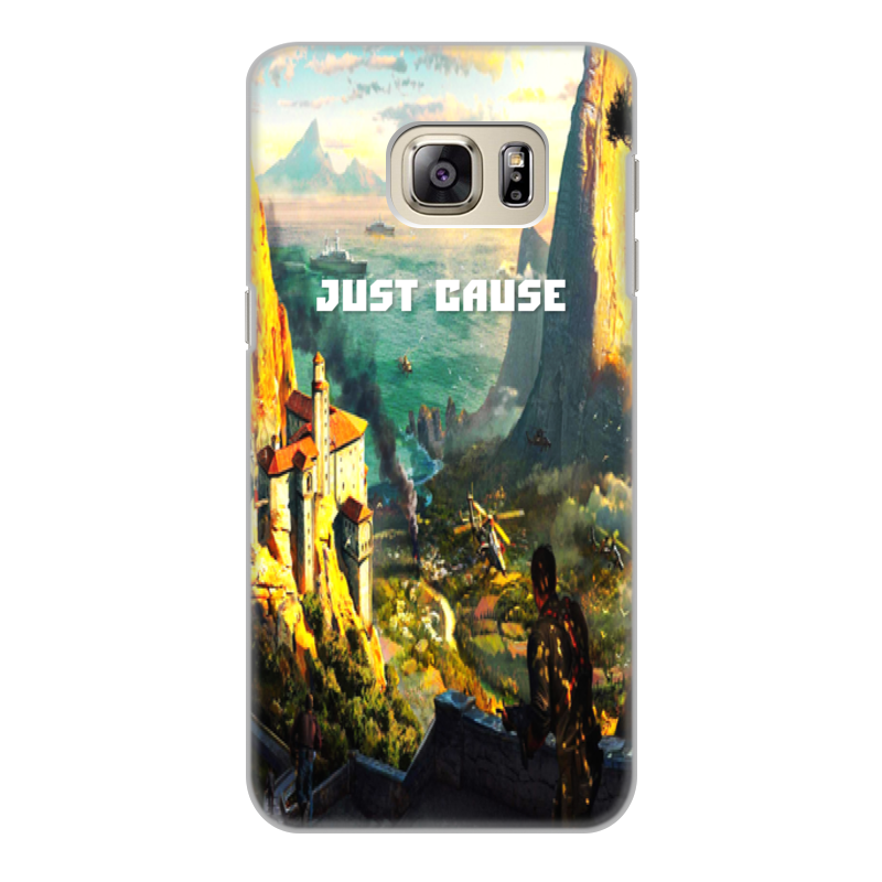 Printio Чехол для Samsung Galaxy S6 Edge, объёмная печать Just cause