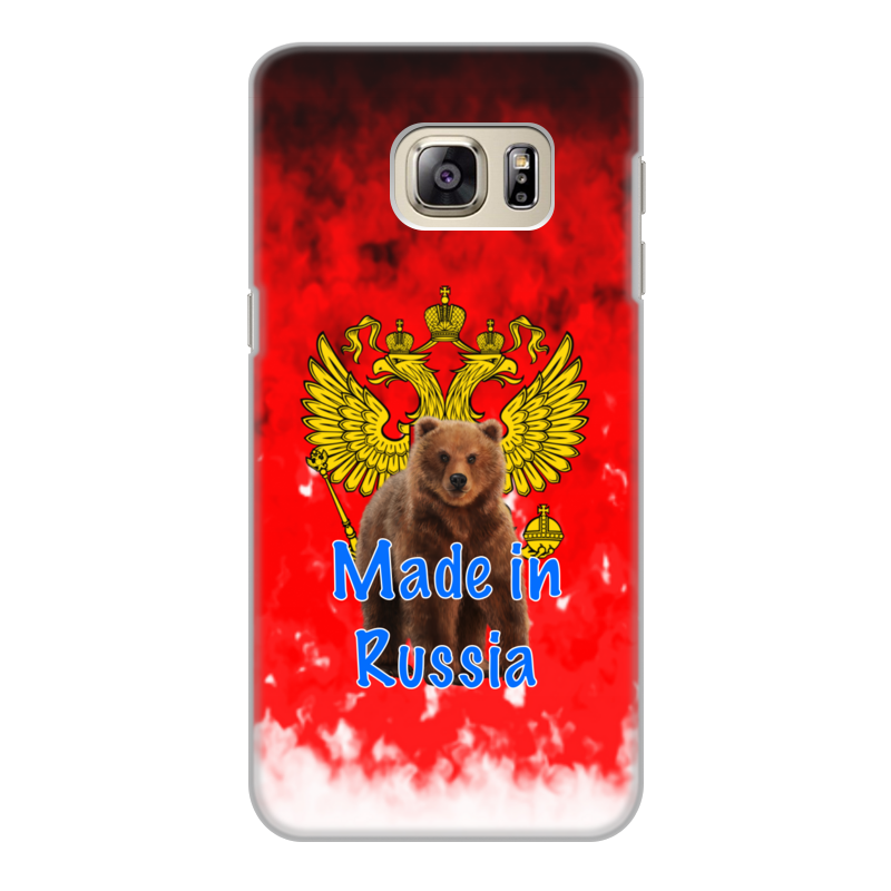 Printio Чехол для Samsung Galaxy S6 Edge, объёмная печать Russia