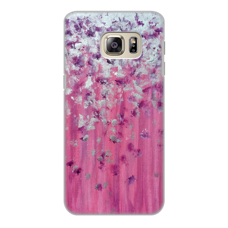 Printio Чехол для Samsung Galaxy S6 Edge, объёмная печать Розовое настроение чехол mypads разноцветные перья для samsung galaxy s5 mini задняя панель накладка бампер