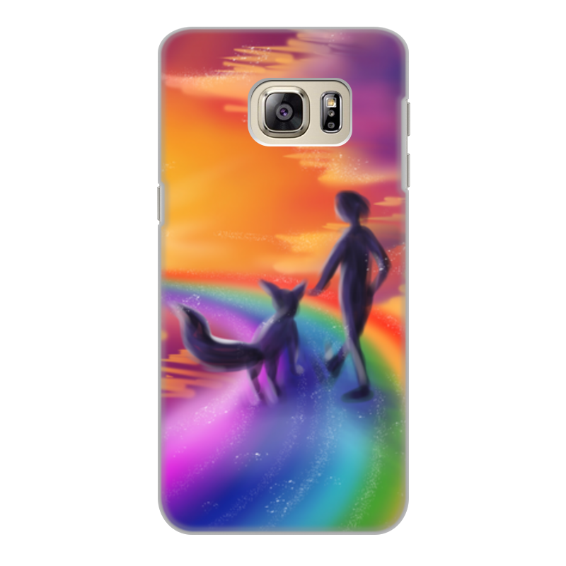 Printio Чехол для Samsung Galaxy S6 Edge, объёмная печать Радужный путь printio чехол для samsung galaxy s6 edge объёмная печать russia