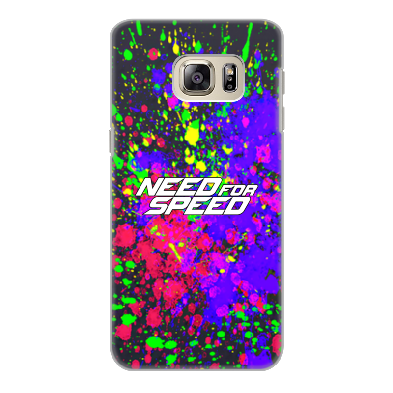 Printio Чехол для Samsung Galaxy S6 Edge, объёмная печать Need for speed