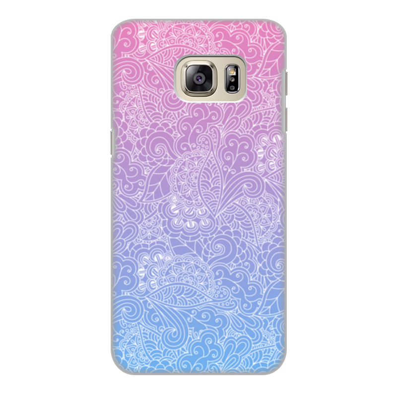 Printio Чехол для Samsung Galaxy S6 Edge, объёмная печать Градиентный узор printio чехол для samsung galaxy s6 edge объёмная печать цветы