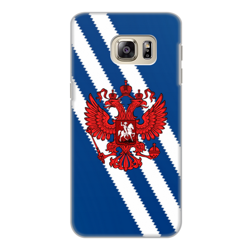 Заказать чехол для Samsung Galaxy S6/S6 Edge в Москве. Чехол для Samsung Galaxy S6 Edge, объёмная печать Герб России от THE_NISE  - готовые дизайны и нанесение принтов.
