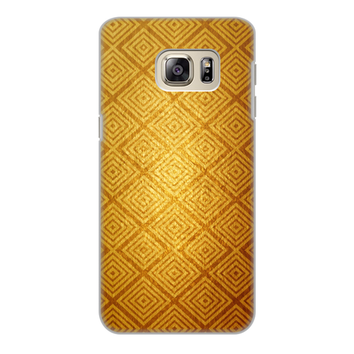 Заказать чехол для Samsung Galaxy S6/S6 Edge в Москве. Чехол для Samsung Galaxy S6 Edge, объёмная печать золотой узор от THE_NISE  - готовые дизайны и нанесение принтов.