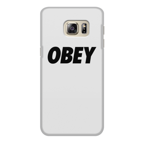 Заказать чехол для Samsung Galaxy S6/S6 Edge в Москве. Чехол для Samsung Galaxy S6 Edge, объёмная печать OBEY  от DESIGNER   - готовые дизайны и нанесение принтов.