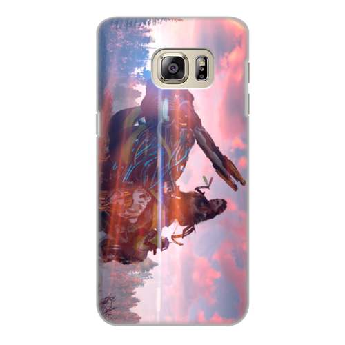 Заказать чехол для Samsung Galaxy S6/S6 Edge в Москве. Чехол для Samsung Galaxy S6 Edge, объёмная печать Horizon Zero Dawn от GeekFox  - готовые дизайны и нанесение принтов.