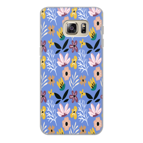 Заказать чехол для Samsung Galaxy S6/S6 Edge в Москве. Чехол для Samsung Galaxy S6 Edge, объёмная печать цветочки от THE_NISE  - готовые дизайны и нанесение принтов.