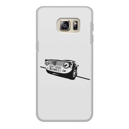 Заказать чехол для Samsung Galaxy S6/S6 Edge в Москве. Чехол для Samsung Galaxy S6 Edge, объёмная печать Retro Alfa Romeo Racing от Mesk08 - готовые дизайны и нанесение принтов.