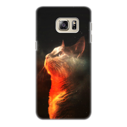 Заказать чехол для Samsung Galaxy S6/S6 Edge в Москве. Чехол для Samsung Galaxy S6 Edge, объёмная печать Кошка  от THE_NISE  - готовые дизайны и нанесение принтов.