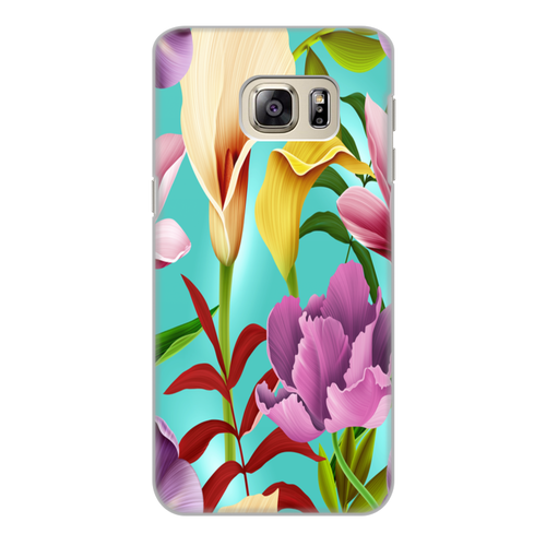 Заказать чехол для Samsung Galaxy S6/S6 Edge в Москве. Чехол для Samsung Galaxy S6 Edge, объёмная печать сад цветов от THE_NISE  - готовые дизайны и нанесение принтов.
