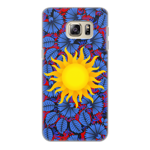 Заказать чехол для Samsung Galaxy S6/S6 Edge в Москве. Чехол для Samsung Galaxy S6 Edge, объёмная печать Солнце от THE_NISE  - готовые дизайны и нанесение принтов.