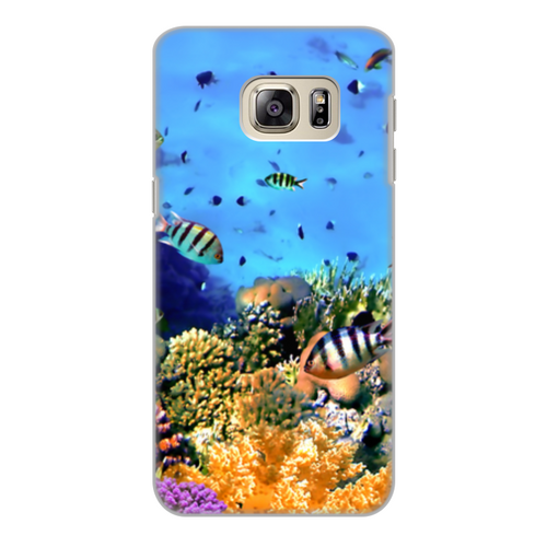 Заказать чехол для Samsung Galaxy S6/S6 Edge в Москве. Чехол для Samsung Galaxy S6 Edge, объёмная печать Морской риф от THE_NISE  - готовые дизайны и нанесение принтов.