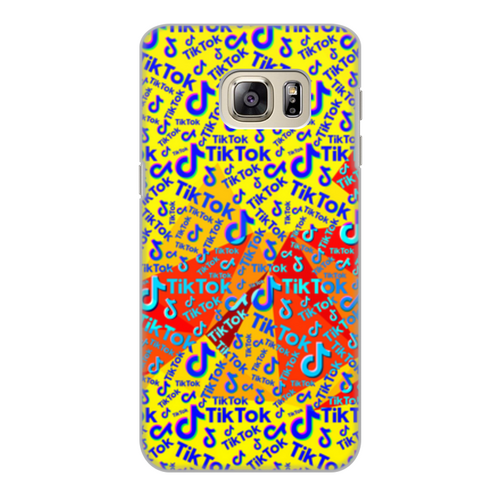Заказать чехол для Samsung Galaxy S6/S6 Edge в Москве. Чехол для Samsung Galaxy S6 Edge, объёмная печать Tik Tok от THE_NISE  - готовые дизайны и нанесение принтов.