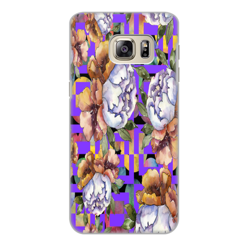Заказать чехол для Samsung Galaxy S6/S6 Edge в Москве. Чехол для Samsung Galaxy S6 Edge, объёмная печать цветы от THE_NISE  - готовые дизайны и нанесение принтов.