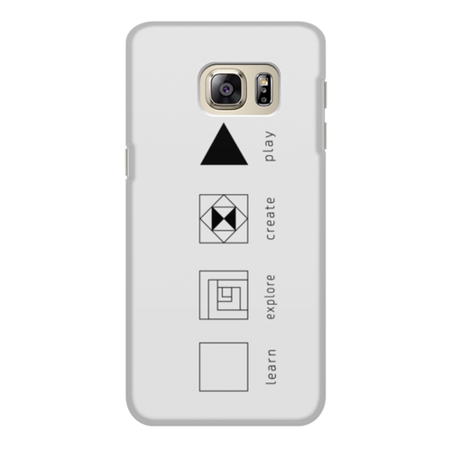 Заказать чехол для Samsung Galaxy S6/S6 Edge в Москве. Чехол для Samsung Galaxy S6 Edge, объёмная печать Творческий процесс от ISliM - готовые дизайны и нанесение принтов.
