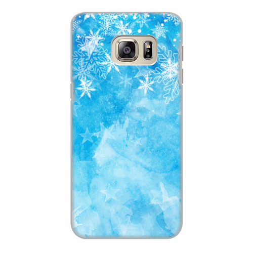 Заказать чехол для Samsung Galaxy S6/S6 Edge в Москве. Чехол для Samsung Galaxy S6 Edge, объёмная печать Снежинки от THE_NISE  - готовые дизайны и нанесение принтов.