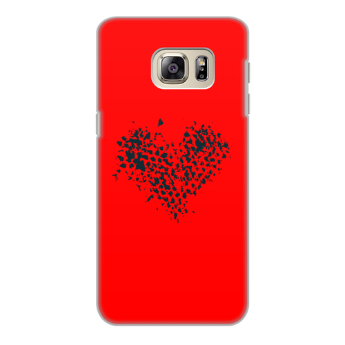 Заказать чехол для Samsung Galaxy S6/S6 Edge в Москве. Чехол для Samsung Galaxy S6 Edge, объёмная печать сердце от THE_NISE  - готовые дизайны и нанесение принтов.