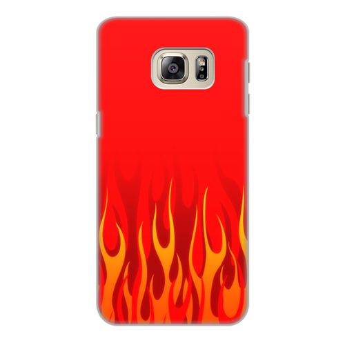 Заказать чехол для Samsung Galaxy S6/S6 Edge в Москве. Чехол для Samsung Galaxy S6 Edge, объёмная печать Пламя от THE_NISE  - готовые дизайны и нанесение принтов.