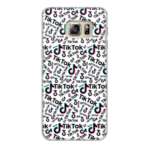 Заказать чехол для Samsung Galaxy S6/S6 Edge в Москве. Чехол для Samsung Galaxy S6 Edge, объёмная печать Tik Tok от THE_NISE  - готовые дизайны и нанесение принтов.