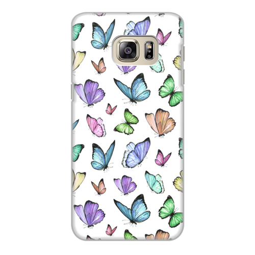 Заказать чехол для Samsung Galaxy S6/S6 Edge в Москве. Чехол для Samsung Galaxy S6 Edge, объёмная печать бабочки от THE_NISE  - готовые дизайны и нанесение принтов.