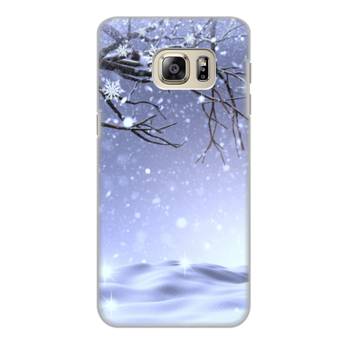 Заказать чехол для Samsung Galaxy S6/S6 Edge в Москве. Чехол для Samsung Galaxy S6 Edge, объёмная печать Снежинки от THE_NISE  - готовые дизайны и нанесение принтов.