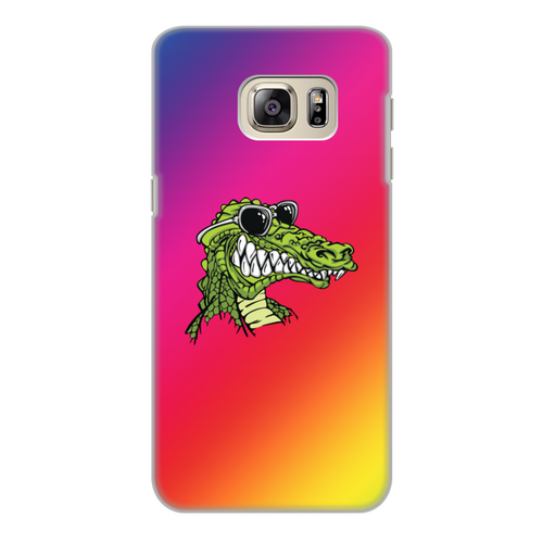 Заказать чехол для Samsung Galaxy S6/S6 Edge в Москве. Чехол для Samsung Galaxy S6 Edge, объёмная печать Крокодил от THE_NISE  - готовые дизайны и нанесение принтов.