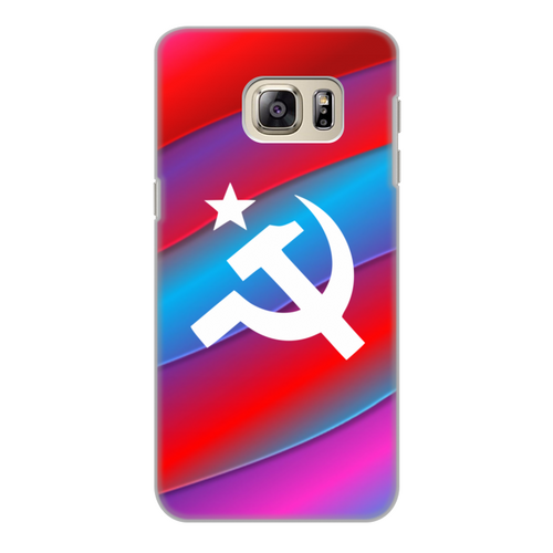 Заказать чехол для Samsung Galaxy S6/S6 Edge в Москве. Чехол для Samsung Galaxy S6 Edge, объёмная печать Советский Союз от THE_NISE  - готовые дизайны и нанесение принтов.