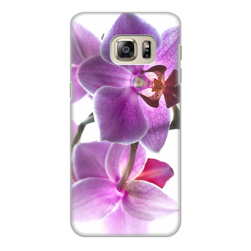 Заказать чехол для Samsung Galaxy S6/S6 Edge в Москве. Чехол для Samsung Galaxy S6 Edge, объёмная печать Орхидея от Оксана Музыка - готовые дизайны и нанесение принтов.