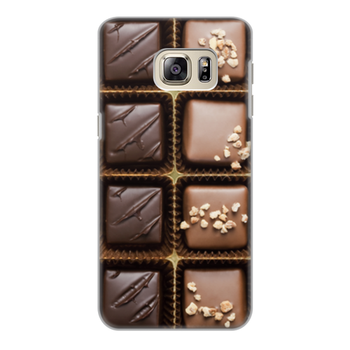 Заказать чехол для Samsung Galaxy S6/S6 Edge в Москве. Чехол для Samsung Galaxy S6 Edge, объёмная печать  Шоколад от THE_NISE  - готовые дизайны и нанесение принтов.