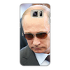 Заказать чехол для Samsung Galaxy S6/S6 Edge в Москве. Чехол для Samsung Galaxy S6 Edge, объёмная печать ПУТИН. ПОЛИТИКА от robus - готовые дизайны и нанесение принтов.