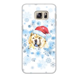 Заказать чехол для Samsung Galaxy S6/S6 Edge в Москве. Чехол для Samsung Galaxy S6 Edge, объёмная печать Собака от THE_NISE  - готовые дизайны и нанесение принтов.