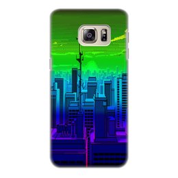 Заказать чехол для Samsung Galaxy S6/S6 Edge в Москве. Чехол для Samsung Galaxy S6 Edge, объёмная печать Город от THE_NISE  - готовые дизайны и нанесение принтов.