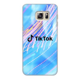 Заказать чехол для Samsung Galaxy S6/S6 Edge в Москве. Чехол для Samsung Galaxy S6 Edge, объёмная печать Tik Tok от THE_NISE  - готовые дизайны и нанесение принтов.