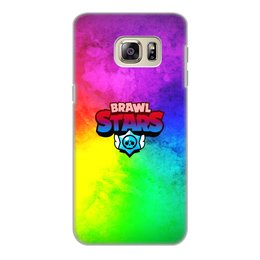 Заказать чехол для Samsung Galaxy S6/S6 Edge в Москве. Чехол для Samsung Galaxy S6 Edge, объёмная печать Brawl Stars от THE_NISE  - готовые дизайны и нанесение принтов.