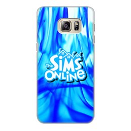Заказать чехол для Samsung Galaxy S6/S6 Edge в Москве. Чехол для Samsung Galaxy S6 Edge, объёмная печать Sims Online от THE_NISE  - готовые дизайны и нанесение принтов.