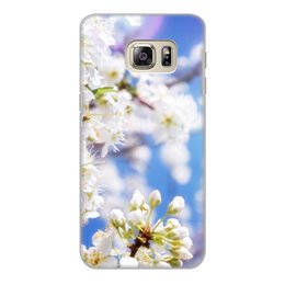 Заказать чехол для Samsung Galaxy S6/S6 Edge в Москве. Чехол для Samsung Galaxy S6 Edge, объёмная печать Вишня от THE_NISE  - готовые дизайны и нанесение принтов.