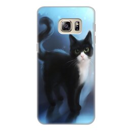 Заказать чехол для Samsung Galaxy S6/S6 Edge в Москве. Чехол для Samsung Galaxy S6 Edge, объёмная печать  Кошка от THE_NISE  - готовые дизайны и нанесение принтов.