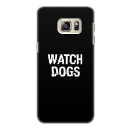Заказать чехол для Samsung Galaxy S6/S6 Edge в Москве. Чехол для Samsung Galaxy S6 Edge, объёмная печать Watch Dogs от THE_NISE  - готовые дизайны и нанесение принтов.