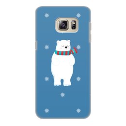 Заказать чехол для Samsung Galaxy S6/S6 Edge в Москве. Чехол для Samsung Galaxy S6 Edge, объёмная печать белый медведь от THE_NISE  - готовые дизайны и нанесение принтов.