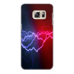 Заказать чехол для Samsung Galaxy S6/S6 Edge в Москве. Чехол для Samsung Galaxy S6 Edge, объёмная печать Молния от THE_NISE  - готовые дизайны и нанесение принтов.