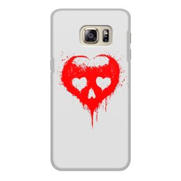 Заказать чехол для Samsung Galaxy S6/S6 Edge в Москве. Чехол для Samsung Galaxy S6 Edge, объёмная печать Кровоточащее сердце от Дана Столыпина - готовые дизайны и нанесение принтов.