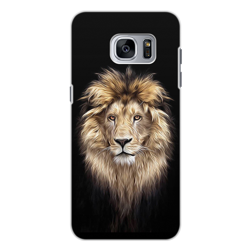 Printio Чехол для Samsung Galaxy S7, объёмная печать Лев. живая природа printio чехол для samsung galaxy s7 объёмная печать тигры живая природа
